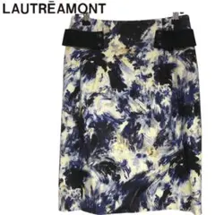 【LAUTREAMONT 】レディース 膝丈マルチカラータイトスカート