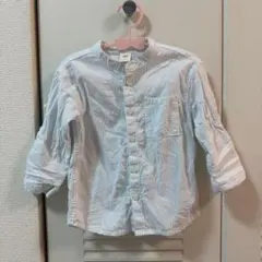 H&M ストライプ柄 長袖シャツ 12-18M