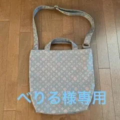 【お値下げ】デイリーラシット　ナイロンジャガード 2WAY ショルダーバッグ