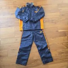 adidas　サッカー　ウィンドブレーカー　上下　130