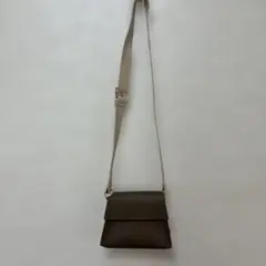 オリーブグリーン フラップショルダーバッグ