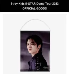 スキズ 5-STAR リノ 黒 タペストリー