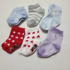 ベビー靴下　9-11　Poloラルフローレン　ユニクロ　6点セット