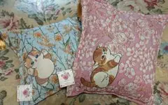 mofusand モフサンド ×日比谷花壇 ゴブラン織クッション Spring