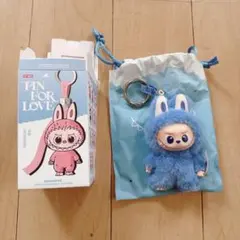 PIN FOR LOVE ラブブ　イニシャル　O ブルー