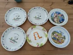 【新品・未使用】スヌーピー ラスカル 食器6枚セット ケーキ皿 小皿