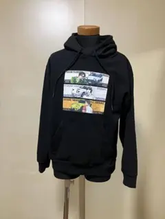 頭文字D イニシャルD パーカー 黒 M