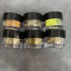 ネイルアート用グリッター 6色セット