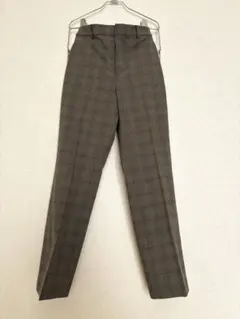 UNIQLOチェック柄スマートアンクルパンツ