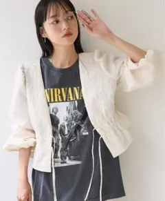 未使用 FREAK'S STORE フクレジャガード2WAY ブラウス M