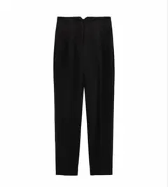 ZARA ハイウエストパンツ ブラック S