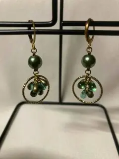 101.ハンドメイド　ピアス　サージカル　一点物