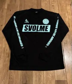SVOLME ブラック ロングスリーブシャツ