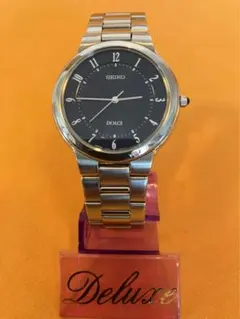 【美品・稼働品】セイコー ドルチェ 8J41-6190 年差クオーツ ネイビーのサムネイル