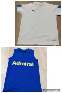 PUMA サッカーウエア140 ＋admiral インナー130 2枚セット