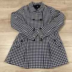 ユニクロ　トレンチコート　キッズ　150 チェック