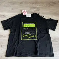 Ricca ブラック Tシャツ 黒 150 キッズ トップス 肩あき