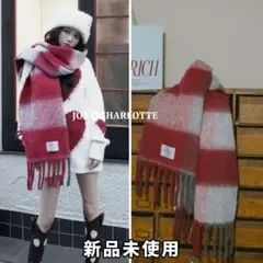 ダーリッチ darich チェックボリュームマフラー 名古屋6周年限定ノベルティ