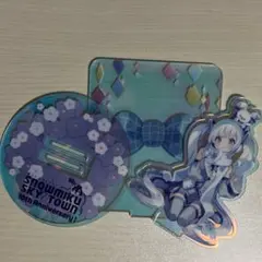 雪ミク　アクリルスタンド　スカイタウン10th(オーロラタイプ)