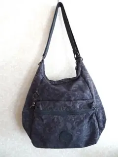 キプリング　２ウェイ　リュック＆ショルダー　グレー模様入り