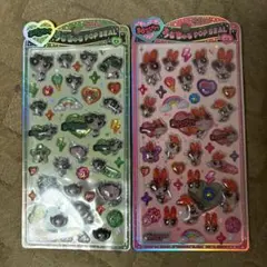 【正規品】パワーパフガールズ うるちゅるポップシール 2枚セット
