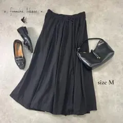 franche lippee フランシュリッペ 黒 ロングフレアスカート Mのサムネイル