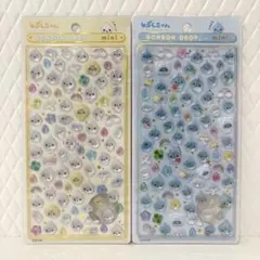 ボンボンドロップシール　ミニ　しずくちゃん　みるみるちゃん