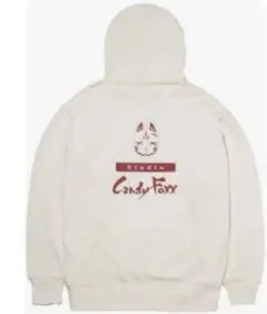 レペゼンフォックス　レペゼン地球　スタジオロゴパーカー　ホワイト　Mサイズ