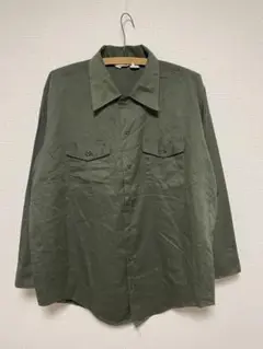 70s USA製 "Key IMPERIAL 単色 ワークシャツ"