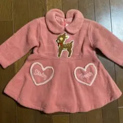 Shirley Temple ピンクワンピース 80