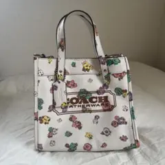 COACH 花柄 2wayハンドバッグ