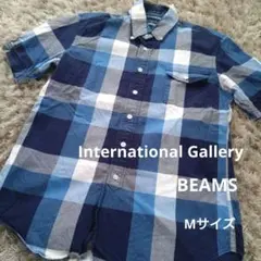 InternationalGallery❀BEAMS　M 半袖 シャツ 日本製