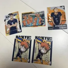 HAIKYU!! 烏野高校 トレーディングカード 5枚セット