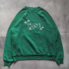 ​90s 刺繍ロゴ スウェット 卜レーナー USA製 ノームコア カジュアル 秋のサムネイル