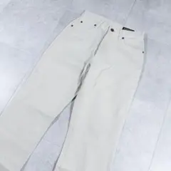 ブラッパーズ デニムパンツ TRULY JEANS ホワイト コットン混のサムネイル