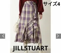 JILLSTUART チェック柄ラッフルスカートのサムネイル
