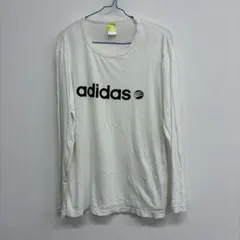 adidas メンズ長袖カットソー ホワイト　Ｌサイズ ⬜︎35のサムネイル