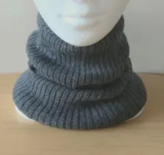 カシミヤ100%ロングネックウォーマー