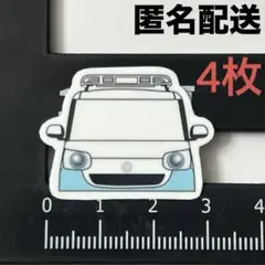 イラストミニシール 初代 ムーヴキャンバス la800s 4枚セット