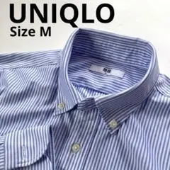 美品！ユニクロの手入れラクラク形態安定&速乾B.D.シャツM着丈やや短めタイプ