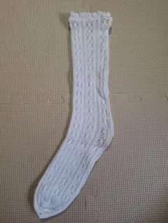 レース編み ソックス