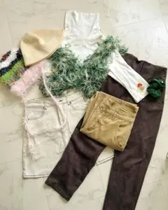 【春服たくさん】レディース服・帽子・アクセサリー 10点