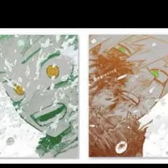 新品 僕のヒーローアカデミア ヒロアカ 原画展 A2アートポスター2枚セット