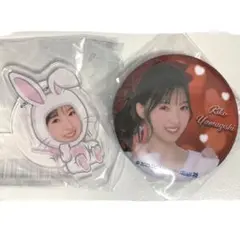 山岸理子　つばきファクトリー　モバガチャ　セット　アクスタ　缶バッジ　ハロプロ