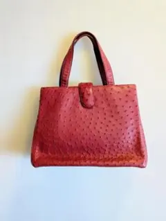 オーストリッチ　ハンドバッグ　財布　セット