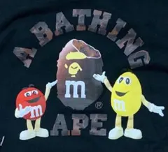 ★激レア★ APE × M&M's カレッジロゴ パーカー L シャーク