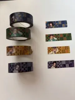 アニメキャラクター マスキングテープ 4個セット