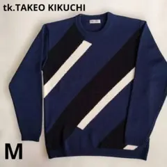 tk. TAKEO KIKUCHI ニット セーター ネイビー Mのサムネイル