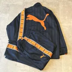 廃盤 PUMA ジャージ 上下セット トラックジャケット オレンジ y2k