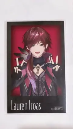 【お値下げしました】2時だとか まねきねこ ローレン・イロアス にじさんじチェキ